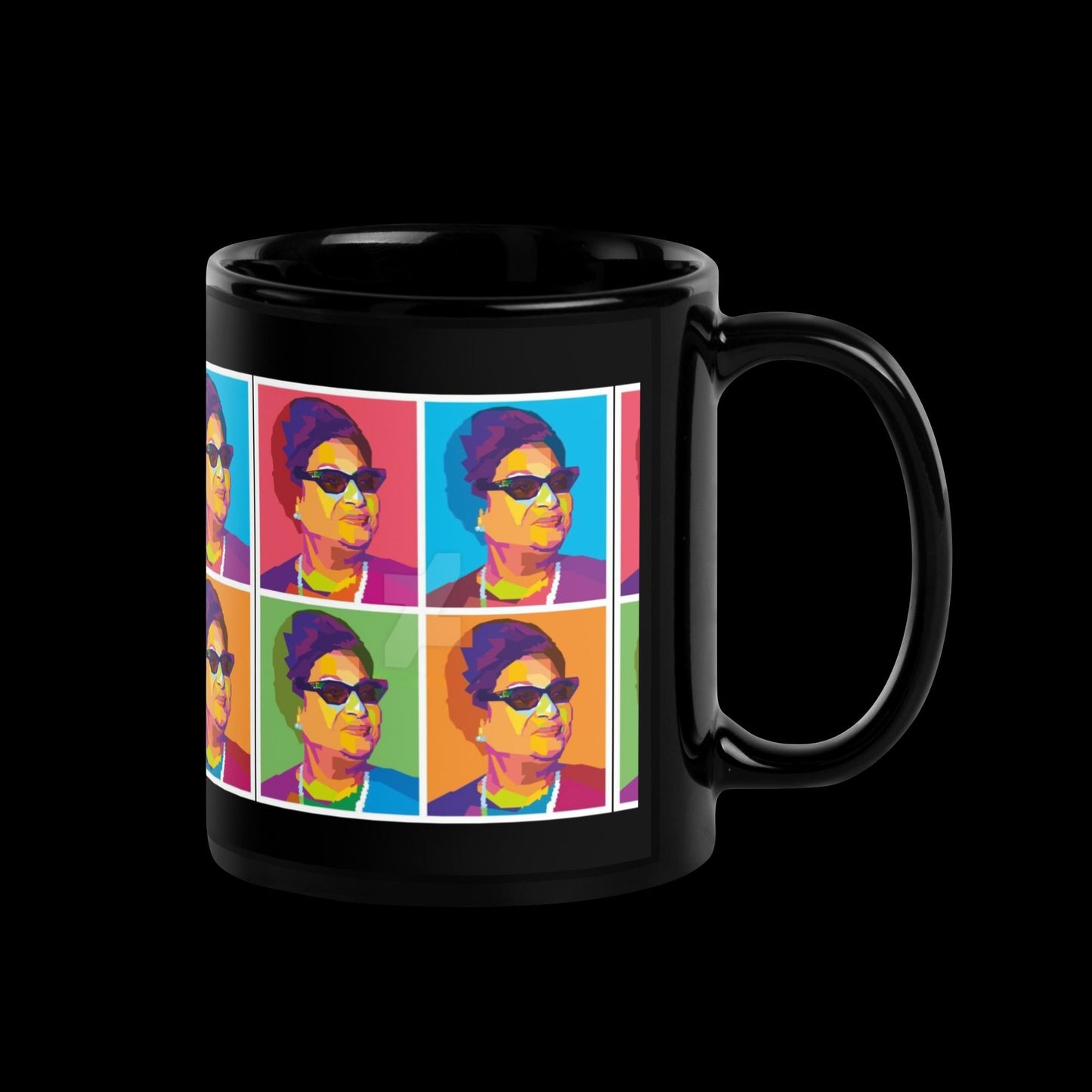 Black Glossy Mug