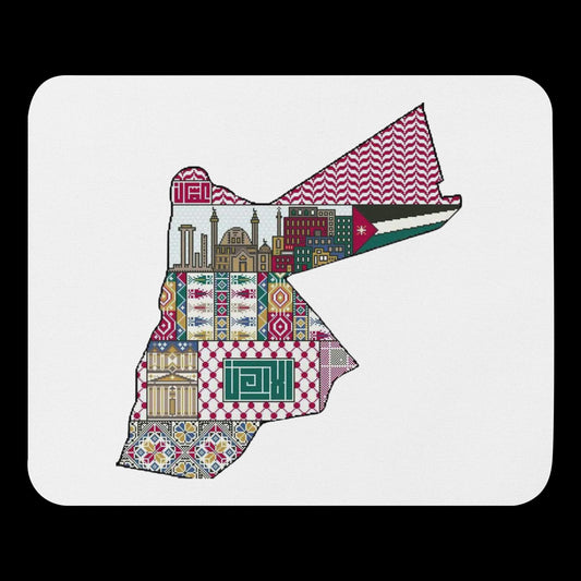 Jordan map Mouse pad